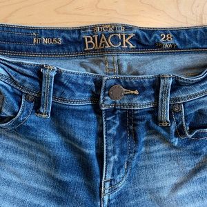 Buckle Black Jeans - fit 53 sz 28